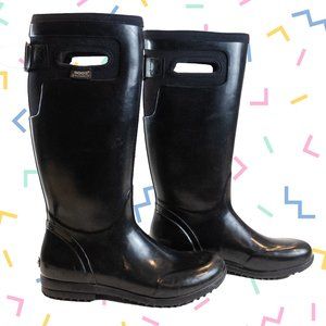 Bogs Black Weatherproof Rain Boots